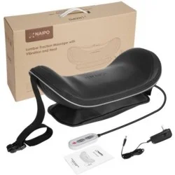Naipo Lumbar Traction Massage For Back - Black